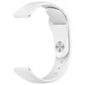 Bracelet silicone pour montre 20 à 22 mm – Couleur du bracelet White