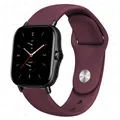 Bracelet silicone pour montre 20 à 22 mm – Couleur du bracelet Wine-red-18