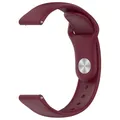 Bracelet silicone pour montre 20 à 22 mm – Couleur du bracelet Wine red