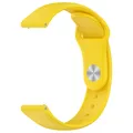 Bracelet silicone pour montre 20 à 22 mm – Couleur du bracelet Yellow