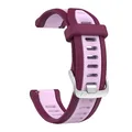 Bracelet silicone pour montre 20 mm – Couleur du bracelet Berry Lilac
