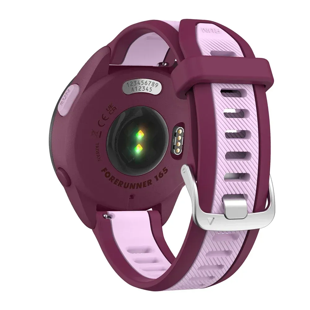 Bracelet silicone pour montre 20 mm