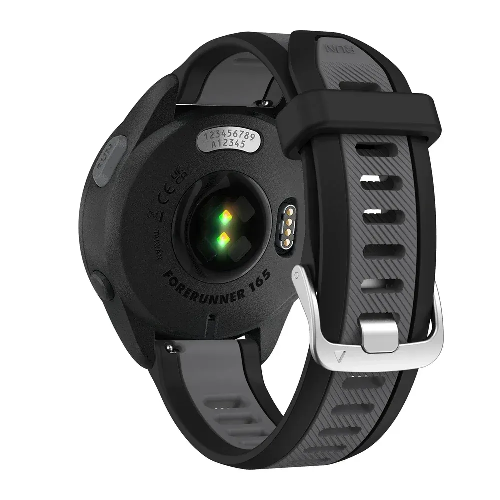 Bracelet silicone pour montre 20 mm