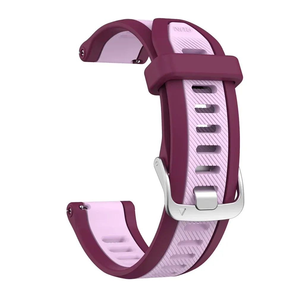 Bracelet silicone pour montre 20 mm