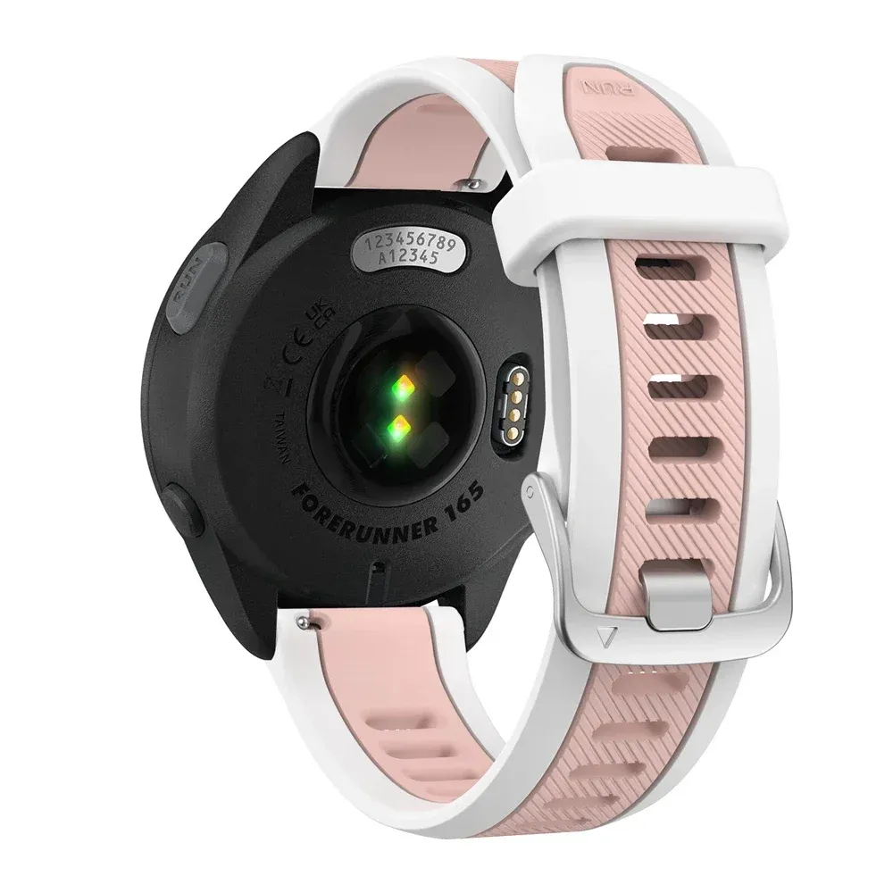 Bracelet silicone pour montre 20 mm