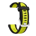 Bracelet silicone pour montre 20 mm – Couleur du bracelet Green Black