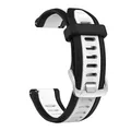 Bracelet silicone pour montre 20 mm – Couleur du bracelet White Black