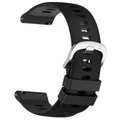 Bracelet silicone pour montre connectée 20 à 22 mm – Couleur du bracelet Black
