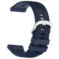 Bracelet silicone pour montre connectée 20 à 22 mm – Couleur du bracelet Midnight blue