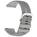 Bracelet silicone pour montre connectée 20 à 22 mm – Couleur du bracelet morning fog grey