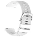 Bracelet silicone pour montre connectée 20 à 22 mm – Couleur du bracelet White