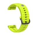 Bracelet silicone pour montre connectée 22 à 24 mm – Couleur du bracelet cr-green