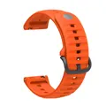 Bracelet silicone pour montre connectée 22 à 24 mm – Couleur du bracelet cr-orange