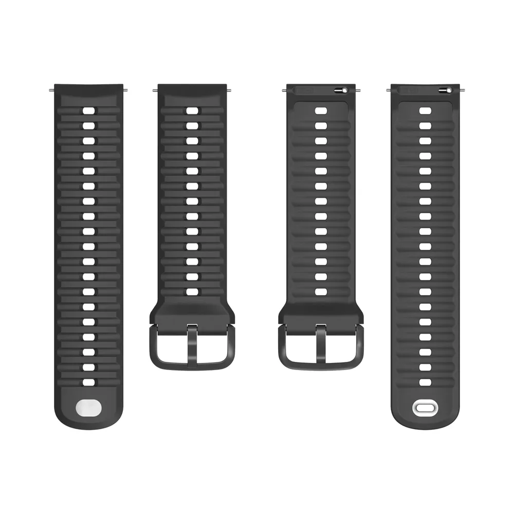 Bracelet silicone pour montre connectée 22 à 24 mm