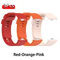 Bracelet silicone pour Redmi Watch et Mi Band Pro – Couleur du bracelet Red-Orange-Pink