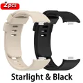Bracelet silicone pour Redmi Watch et Mi Band Pro – Couleur du bracelet Starlight-Black