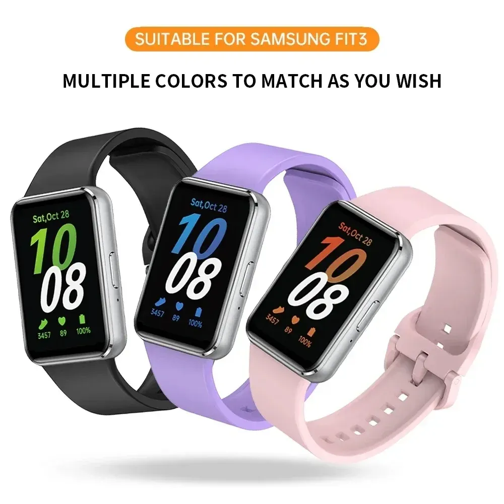 Bracelet silicone pour Samsung Galaxy Fit 3