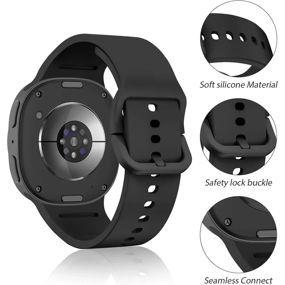 Bracelet silicone pour Samsung Galaxy Watch 40 à 46 mm