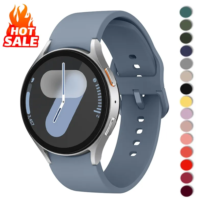 Bracelet silicone pour Samsung Galaxy Watch 40 à 47 mm