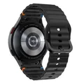 Bracelet silicone pour Samsung Galaxy Watch 40 à 47 mm – Couleur du bracelet Black