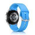 Bracelet silicone pour Samsung Galaxy Watch 40 à 47 mm – Couleur du bracelet bleu clair