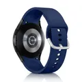 Bracelet silicone pour Samsung Galaxy Watch 40 à 47 mm – Couleur du bracelet bleu nuit