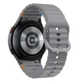 Bracelet silicone pour Samsung Galaxy Watch 40 à 47 mm – Couleur du bracelet Dark gray
