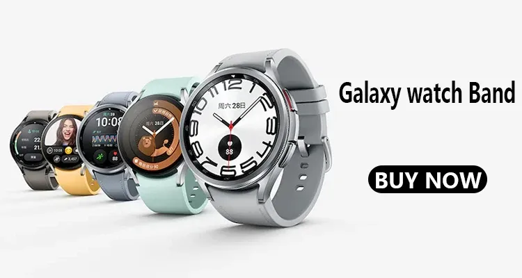 Bracelet silicone pour Samsung Galaxy Watch 40 à 47 mm