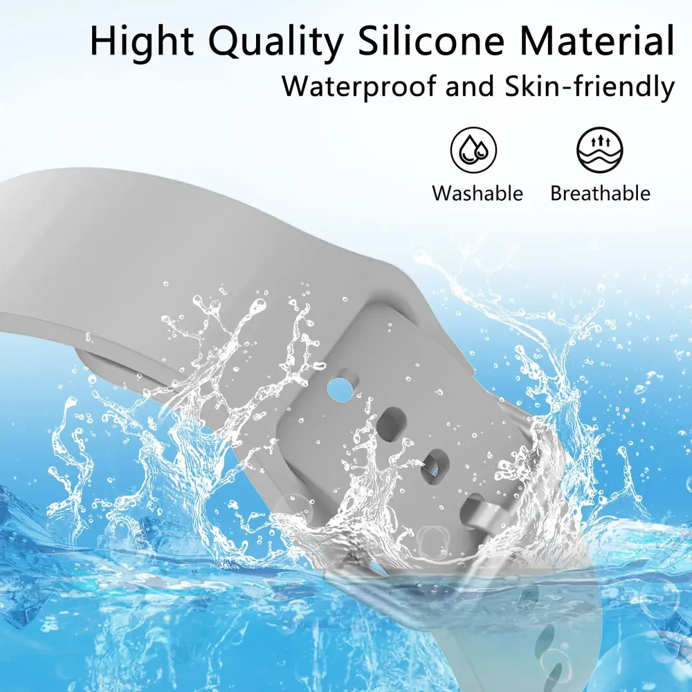Bracelet silicone pour Samsung Galaxy Watch 40 à 47 mm