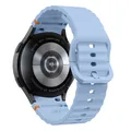 Bracelet silicone pour Samsung Galaxy Watch 40 à 47 mm – Couleur du bracelet light blue