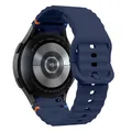 Bracelet silicone pour Samsung Galaxy Watch 40 à 47 mm – Couleur du bracelet Midnight Blue