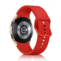 Bracelet silicone pour Samsung Galaxy Watch 40 à 47 mm – Couleur du bracelet Officiel Rouge