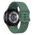 Bracelet silicone pour Samsung Galaxy Watch 40 à 47 mm – Couleur du bracelet Olive