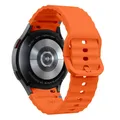 Bracelet silicone pour Samsung Galaxy Watch 40 à 47 mm – Couleur du bracelet Orange