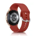 Bracelet silicone pour Samsung Galaxy Watch 40 à 47 mm – Couleur du bracelet orange rouge