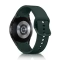 Bracelet silicone pour Samsung Galaxy Watch 40 à 47 mm – Couleur du bracelet Vert officiel