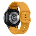 Bracelet silicone pour Samsung Galaxy Watch 40 à 47 mm – Couleur du bracelet Yellow