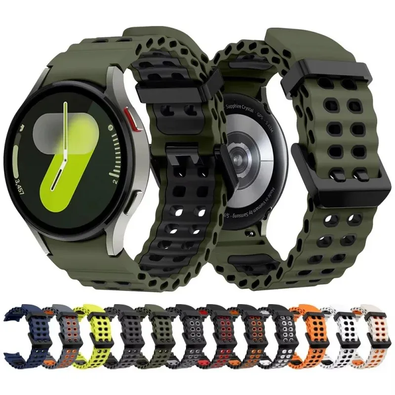 Bracelet silicone pour Samsung Galaxy Watch 7 6 5 4