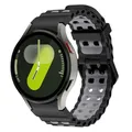 Bracelet silicone pour Samsung Galaxy Watch 7 6 5 4 – Couleur du bracelet b-black grey