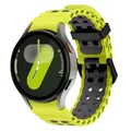 Bracelet silicone pour Samsung Galaxy Watch 7 6 5 4 – Couleur du bracelet b-lime black