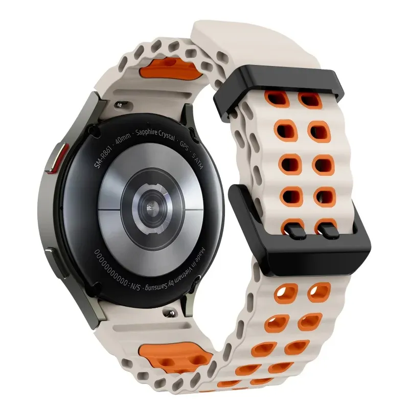 Bracelet silicone pour Samsung Galaxy Watch 7 6 5 4