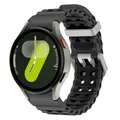 Bracelet silicone pour Samsung Galaxy Watch 7 6 5 4 – Couleur du bracelet s-black