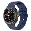 Bracelet silicone pour Samsung Galaxy Watch 8 9 Classic – Couleur du bracelet Midnight blue