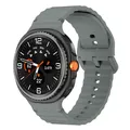 Bracelet silicone pour Samsung Galaxy Watch 8 9 Classic – Couleur du bracelet Space grey