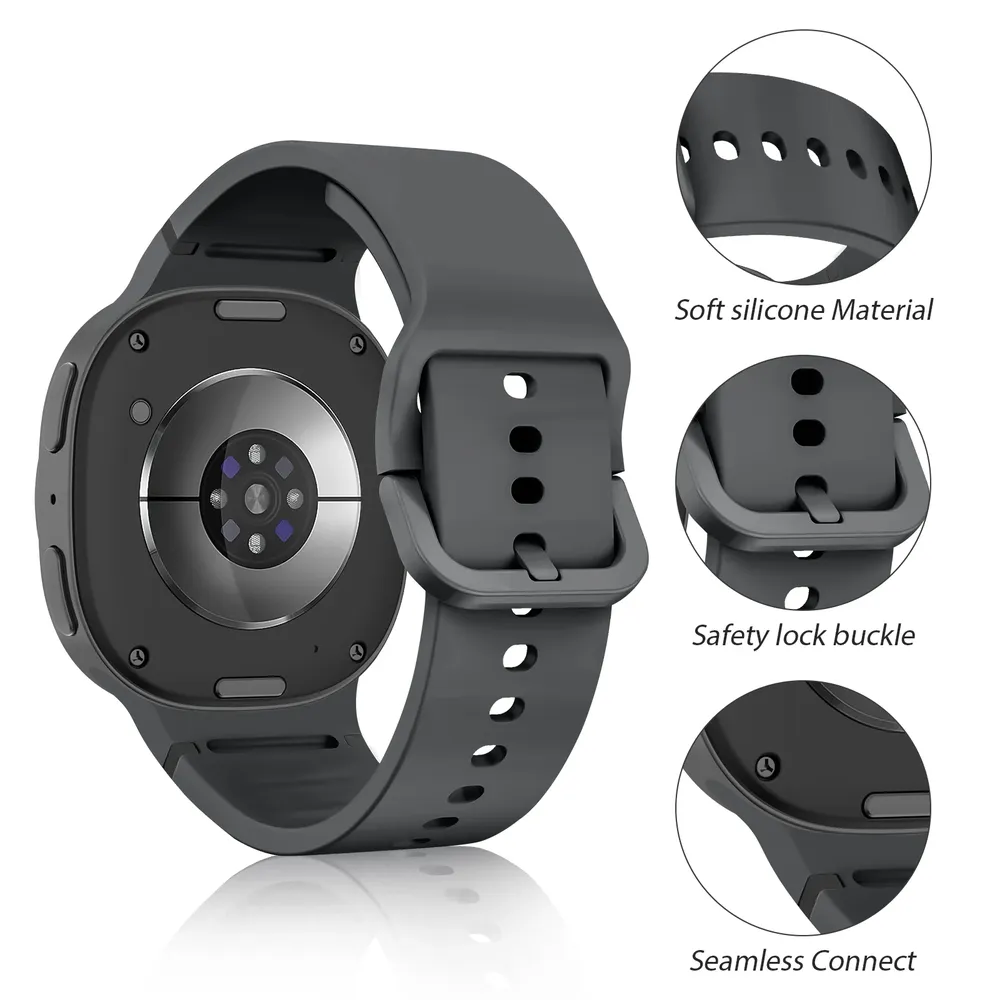 Bracelet silicone pour Samsung Galaxy Watch 9 8 Classic