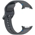 Bracelet silicone pour Samsung Galaxy Watch 9 8 Classic – Couleur du bracelet Official grey