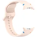 Bracelet silicone pour Samsung Galaxy Watch 9 8 Classic – Couleur du bracelet Pink sand