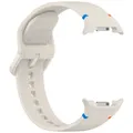 Bracelet silicone pour Samsung Galaxy Watch 9 8 Classic – Couleur du bracelet Starlight