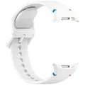 Bracelet silicone pour Samsung Galaxy Watch 9 8 Classic – Couleur du bracelet White