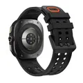 Bracelet silicone pour Samsung Galaxy Watch Ultra 2 47 mm – Band Color Black